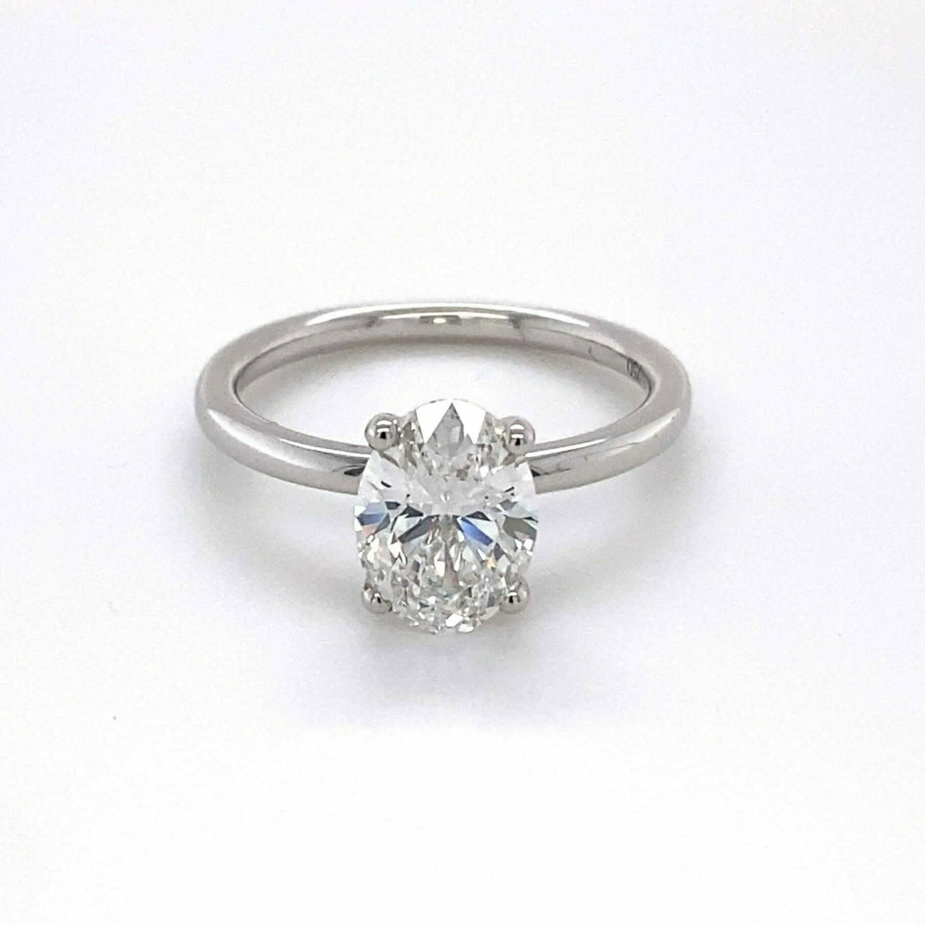 Lab-Grown Diamond Oval Ring