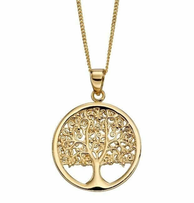 9ct Yellow Gold Tree of Life Pendant