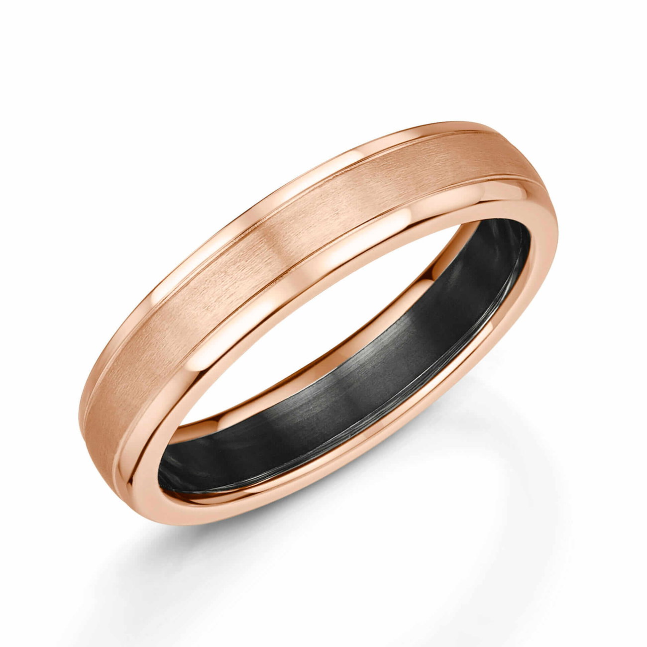 Zirconium & Rose Gold Ring