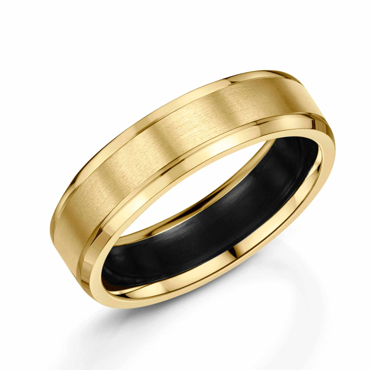 Zirconium & Yellow Gold Ring
