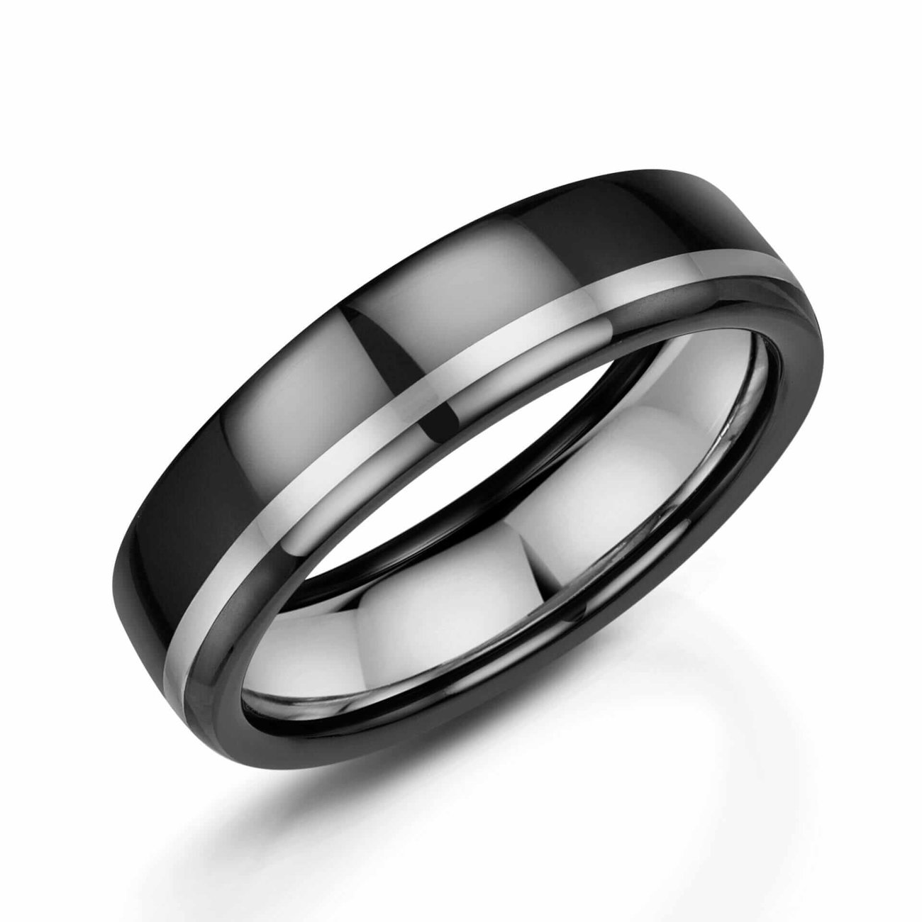 Two Tone Zirconium Ring