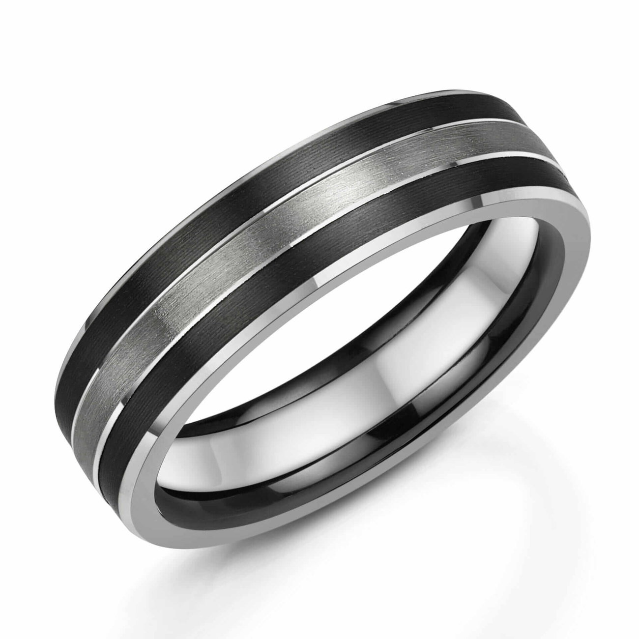 Zirconium & Platinum Ring