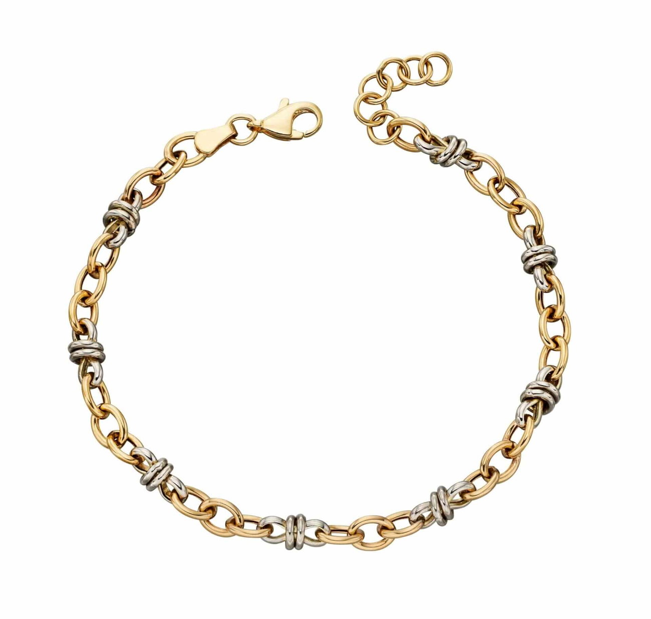 Infinity Chain Circle Mixed Metals