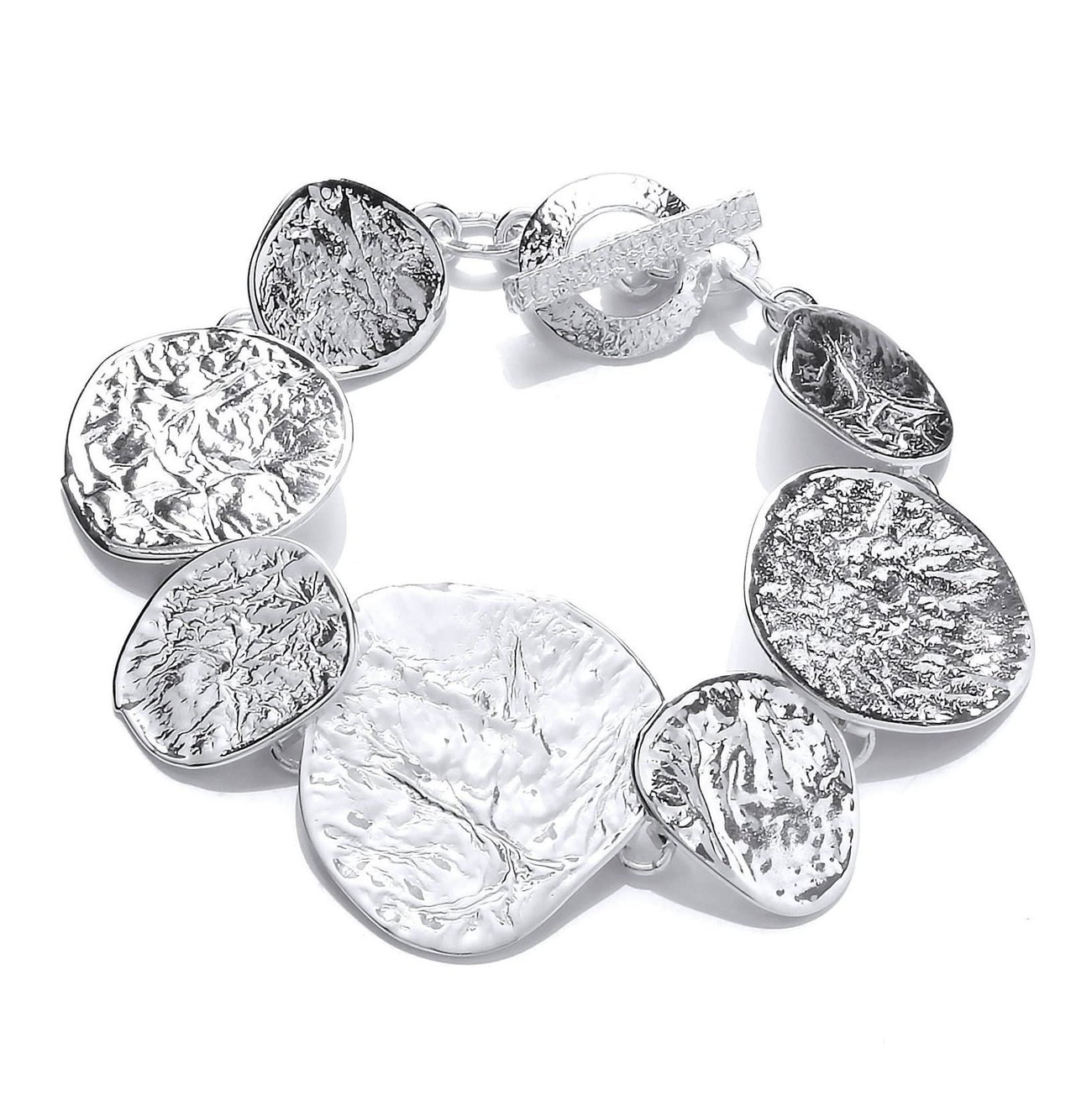 Sterling Silver Flat Earth Bracelet