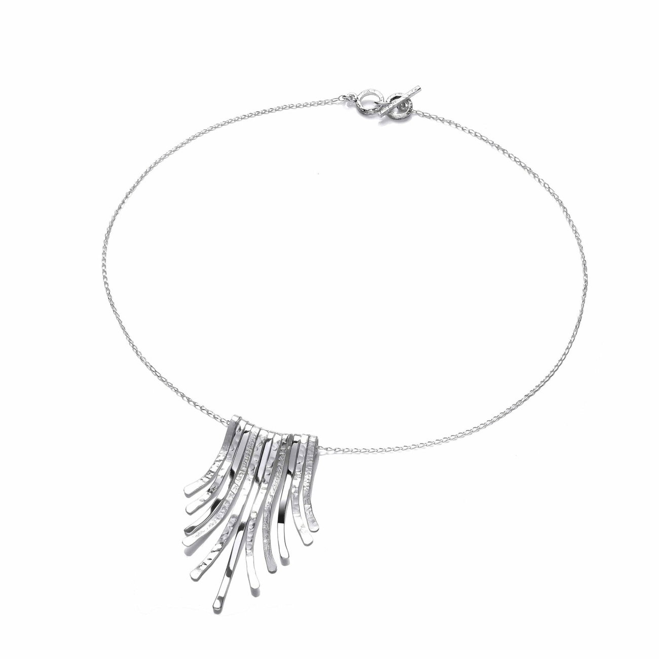 Sterling Silver Raining Necklace