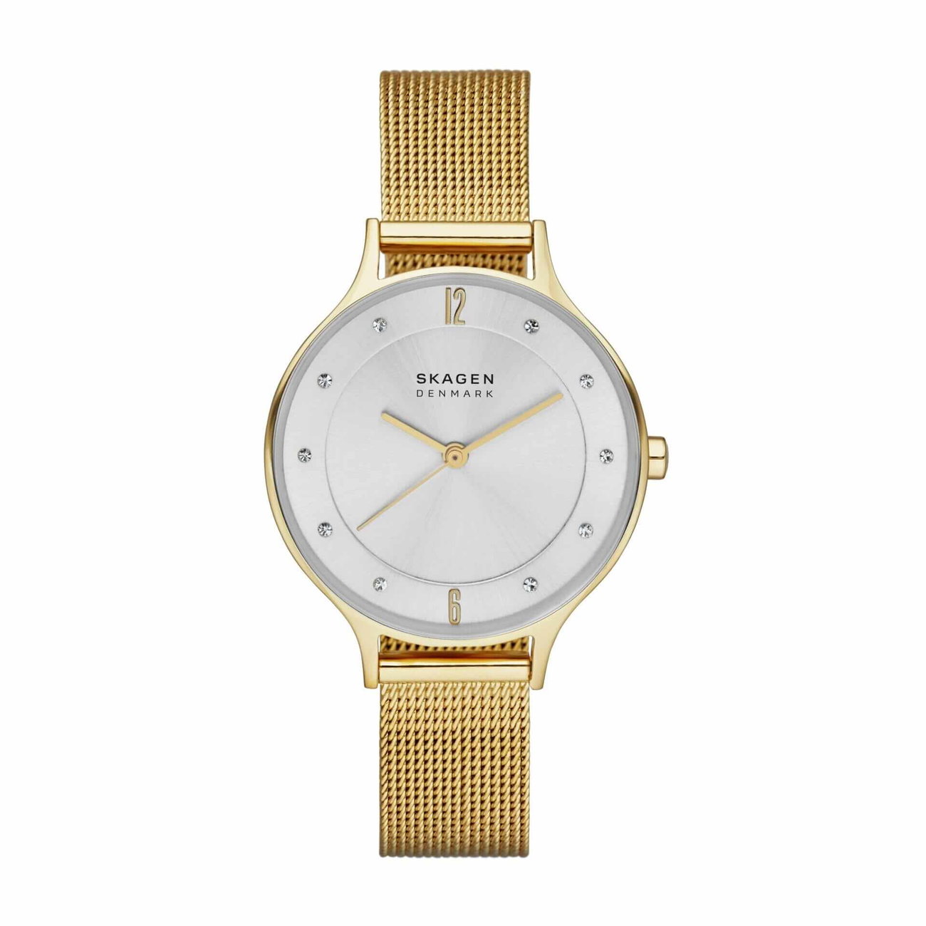 Anita Lille Gold-Tone Steel Mesh Watch