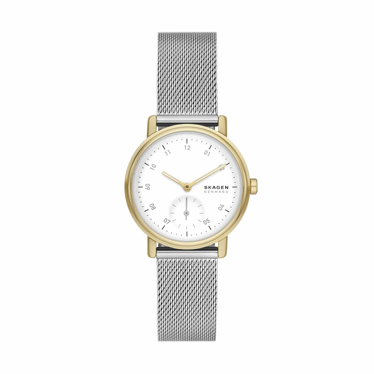 Kuppel Lille Two-Hand Sub-Second Two Tone Stainless Steel Mesh Watch