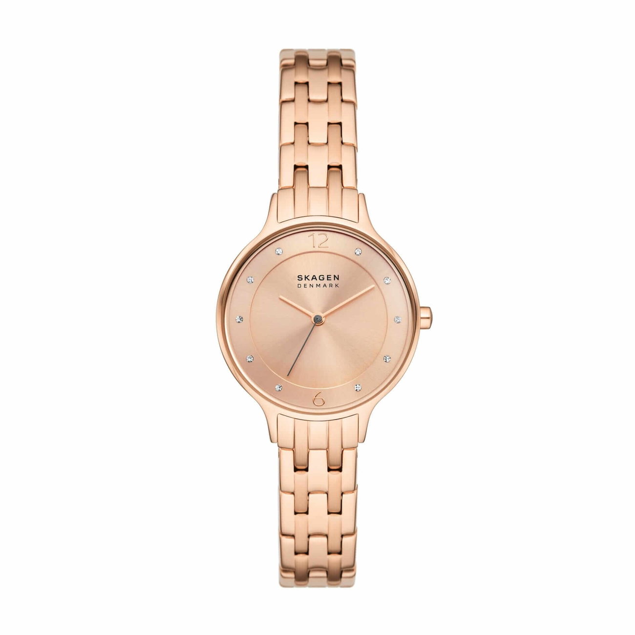 Anita Lille Three-Hand Rose Gold Stainless Steel Bracelet Watch
