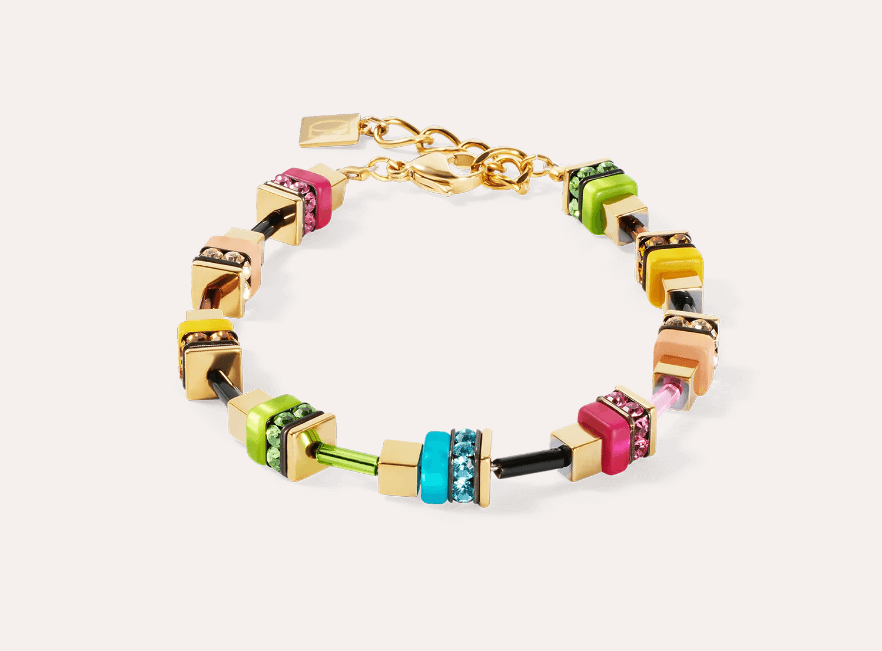 Bracelet Boho Sunset Cube rainbow