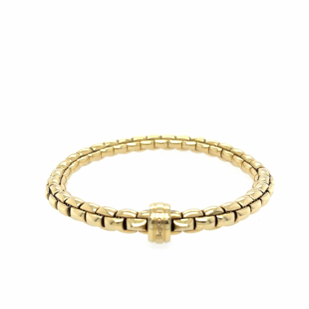 Vintage 18ct Yellow Gold Fope Flex Bracelet