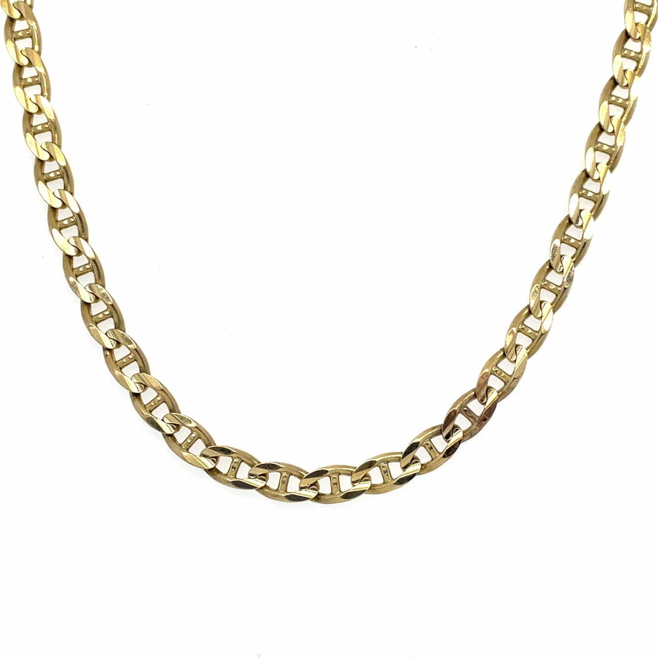 Vintage 9ct Yellow Gold Fancy Link Chain